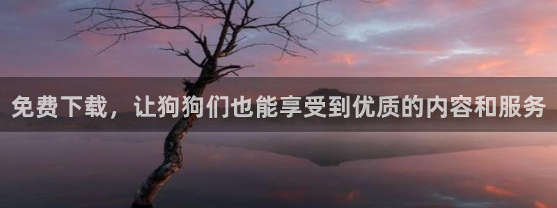 赢乐彩票体育和杏耀是哪个公司的：免费下载，让狗狗们也能享受到优质的内容和服务